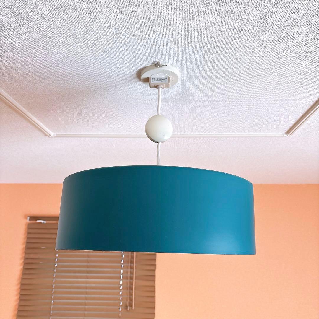 【希少廃盤】unico ウニコ 天井照明　ブルー　LED電球付　レア
