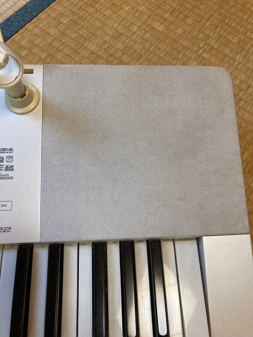 CASIO LK-222 光ナビゲーション　キーボード 61鍵