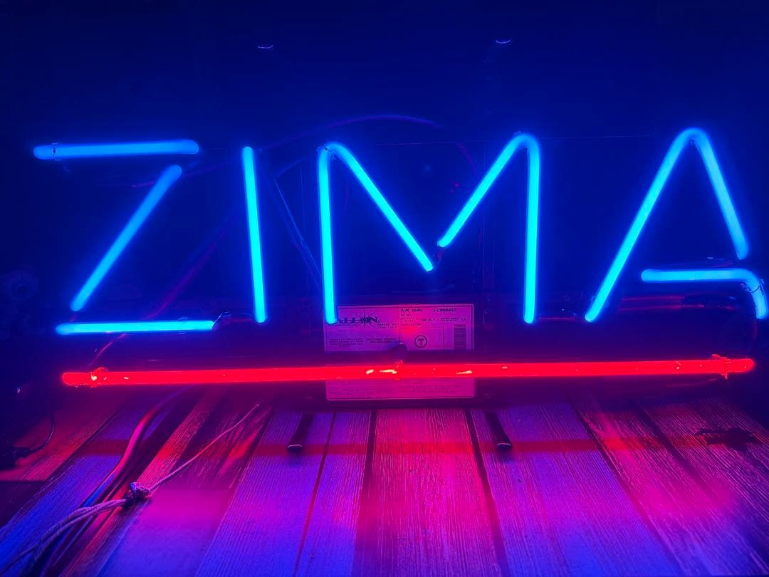 Made in USA zima ネオン菅 serial number