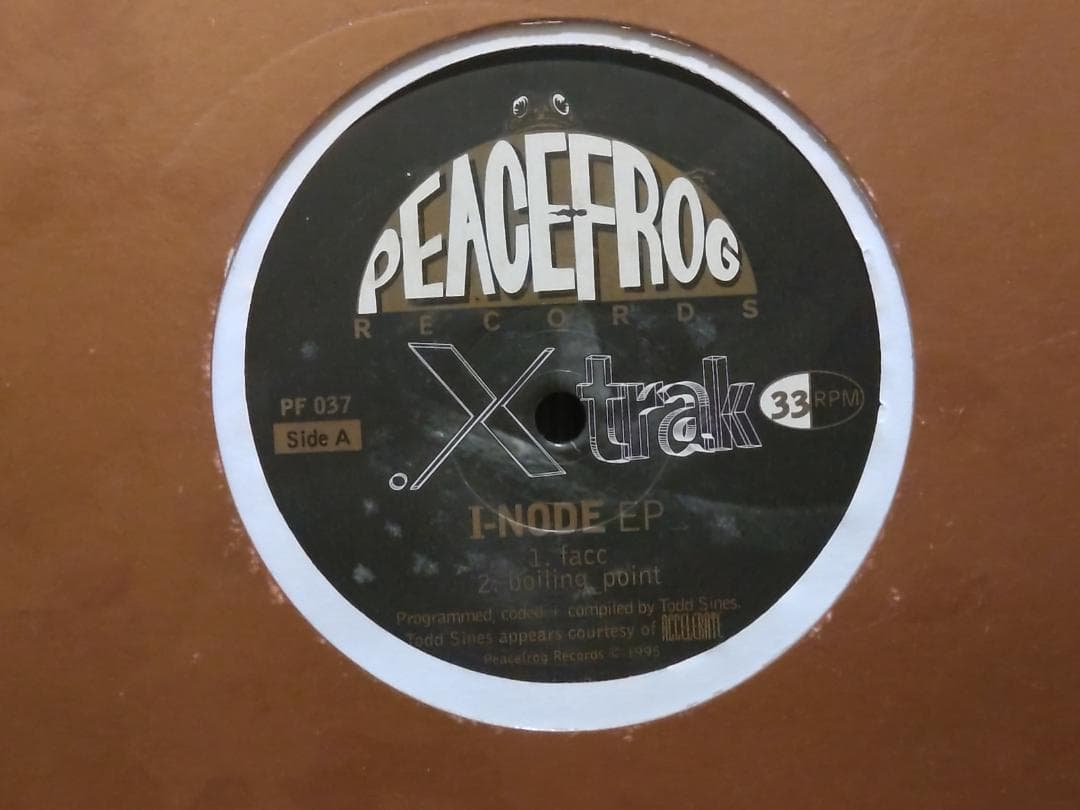 Peacefrog （4枚セット） レコード レーベル TECHNO テクノ