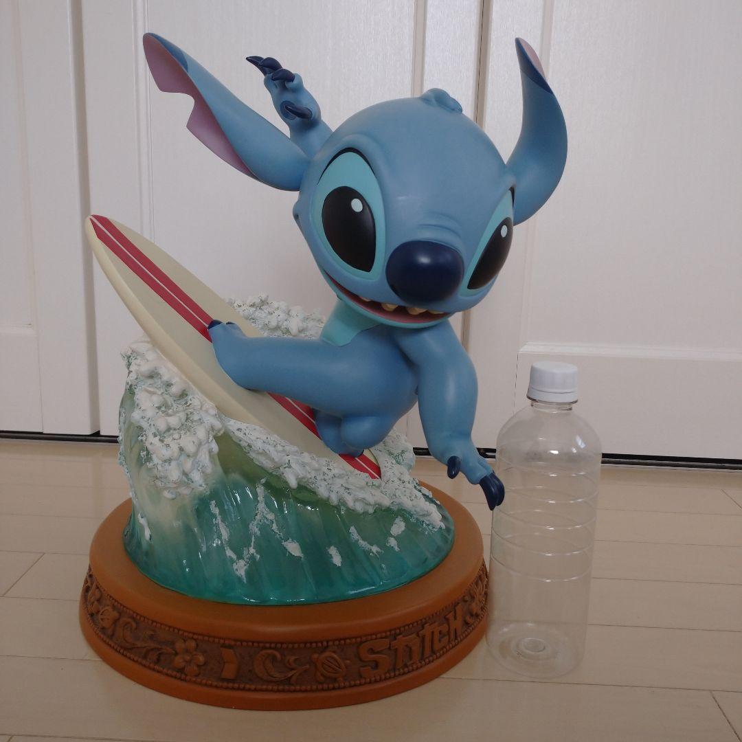 【激レア】ディズニー限定 スティッチサーフィン ビッグ陶器製置物