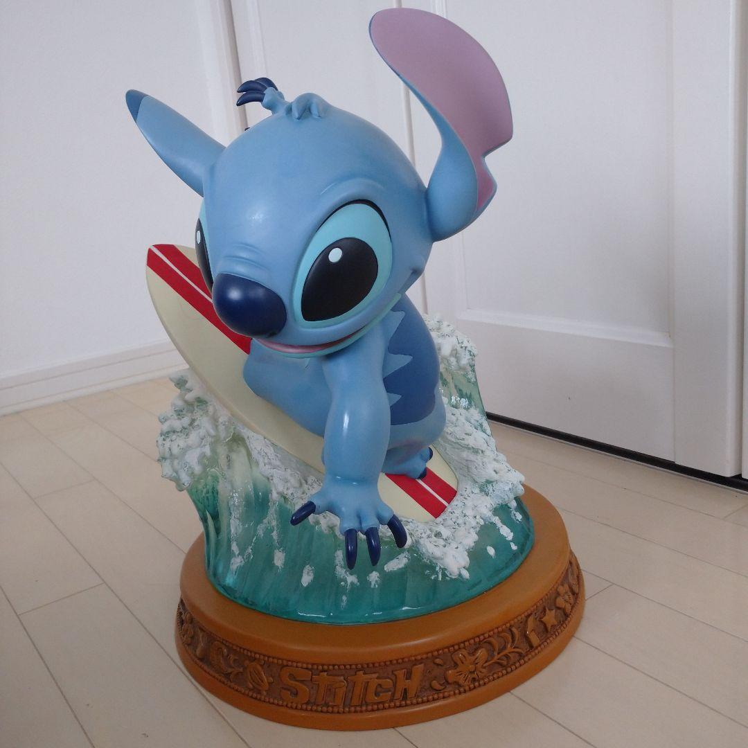 【激レア】ディズニー限定 スティッチサーフィン ビッグ陶器製置物
