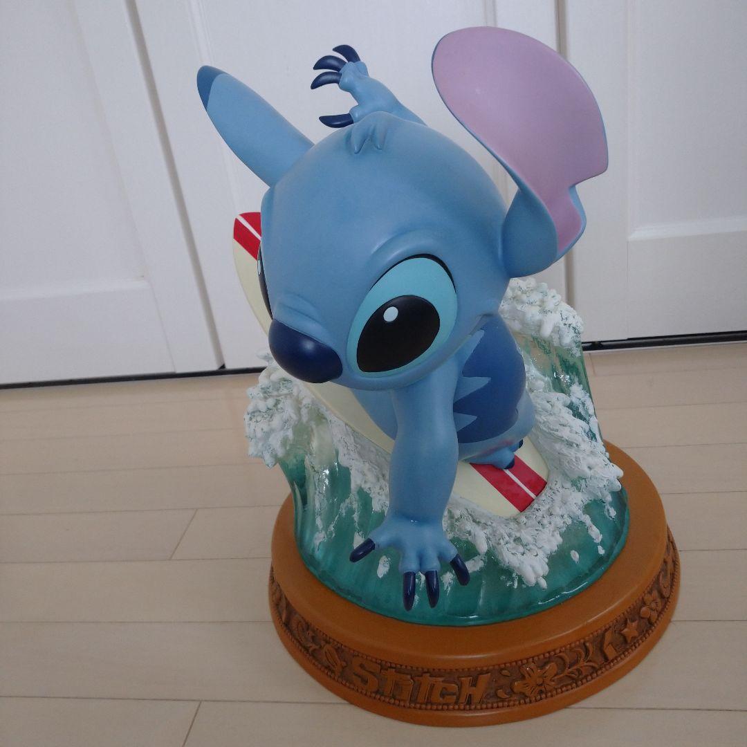 【激レア】ディズニー限定 スティッチサーフィン ビッグ陶器製置物