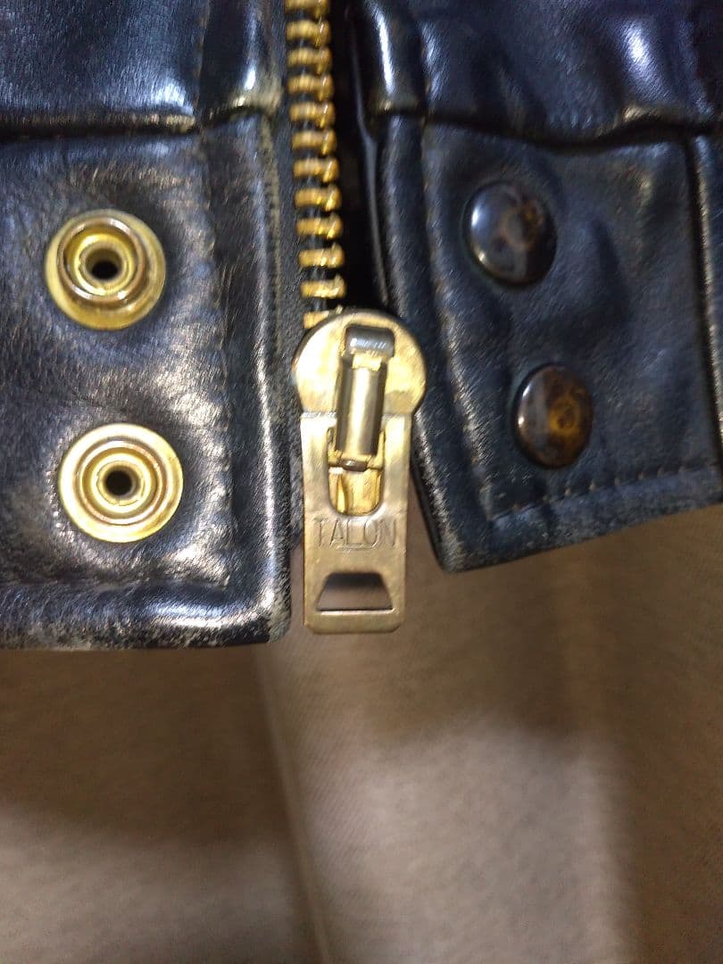 ペ*ソ様 バンソン VANSON ライダース 40　 タロンジップ　ヴィンテージ