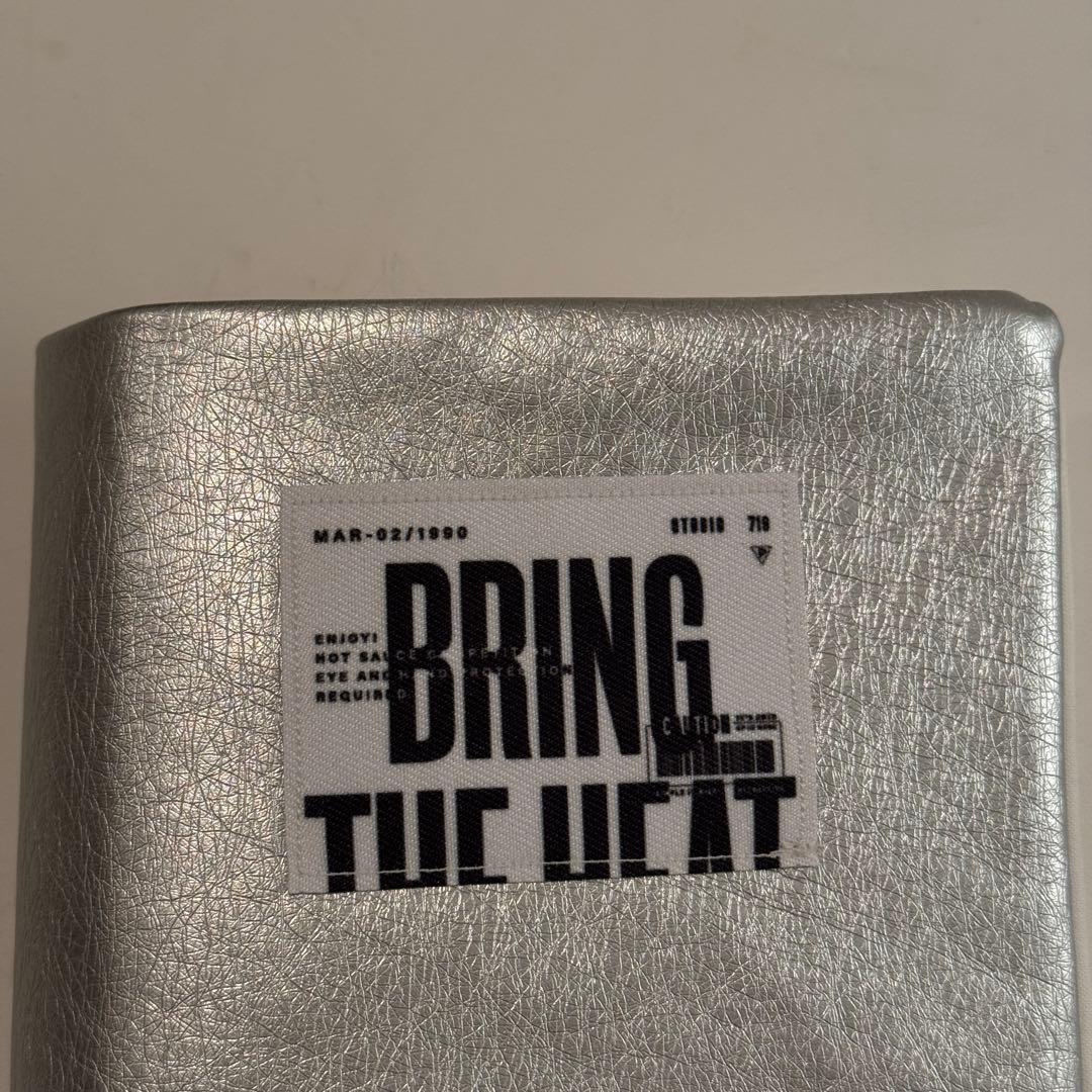 バインダーカバー　シルバー　A6 韓国　貯金