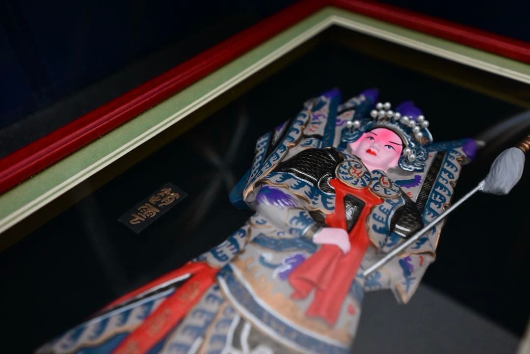 趙雲像　中国工芸品