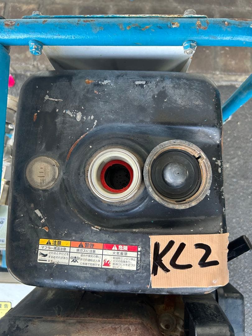 KL2★強い★ツルミ鶴見製作所エンジン式高圧洗浄機　多水量型　HPJ-680ES