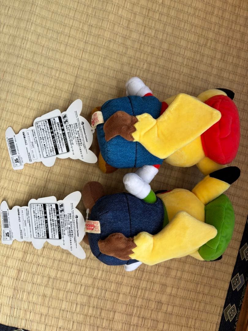 マリオ・ルイージ ピカチュウ ぬいぐるみ