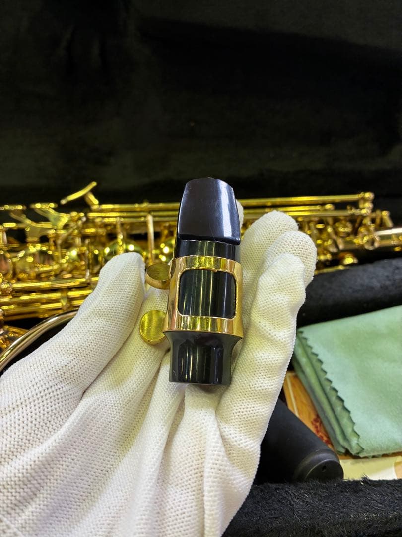 ゴールド ソプラノサックス 本体 マウスピース付き