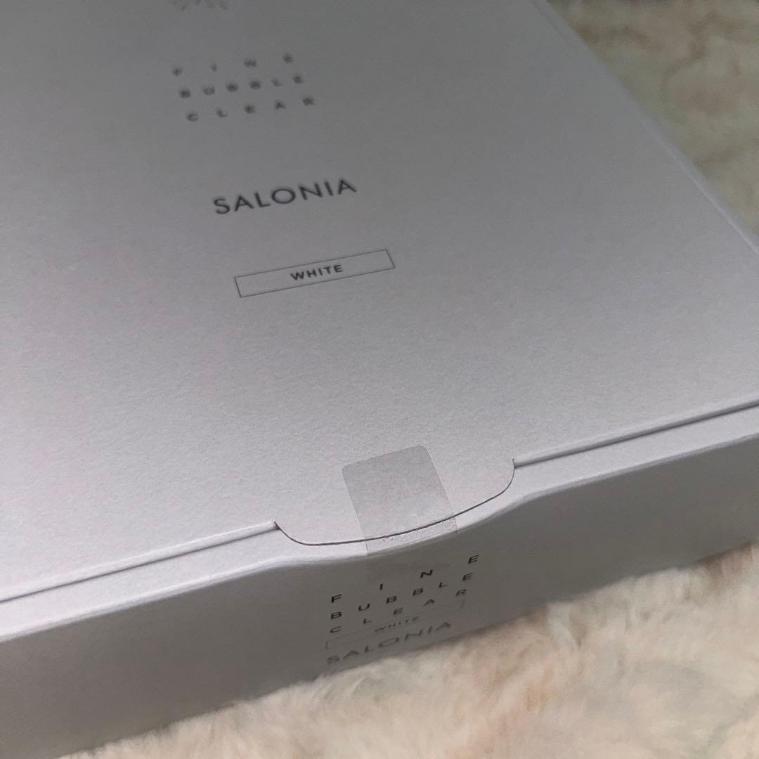 SALONIA シャワーヘッド ホワイト ファインバブルクリア 新品未開封品