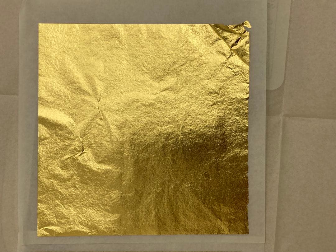 【遺品整理】歯科用金箔約0.17g×9枚1.53g相当