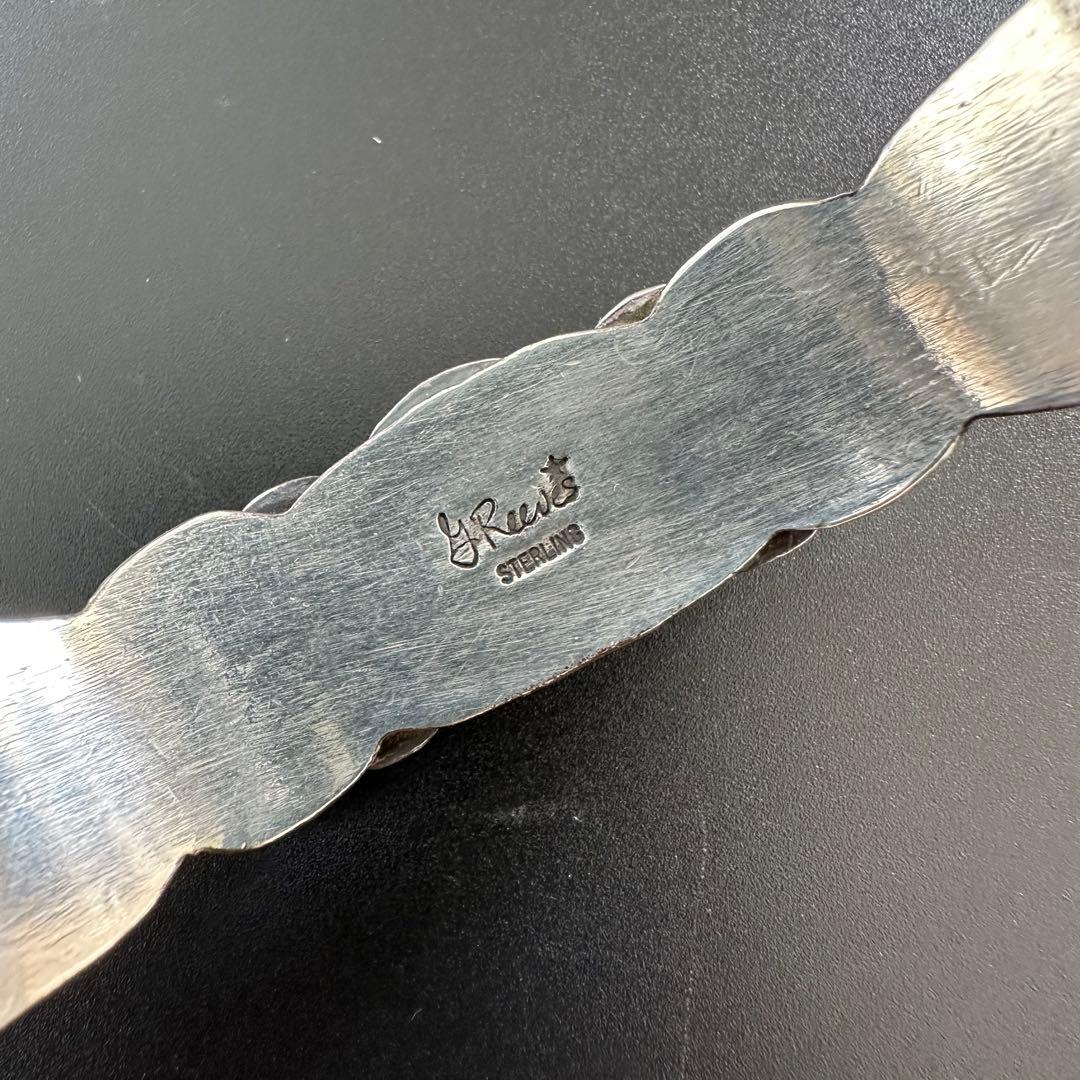 【美品】Navajo Gary Reeves イサカピークターコイズ バングル