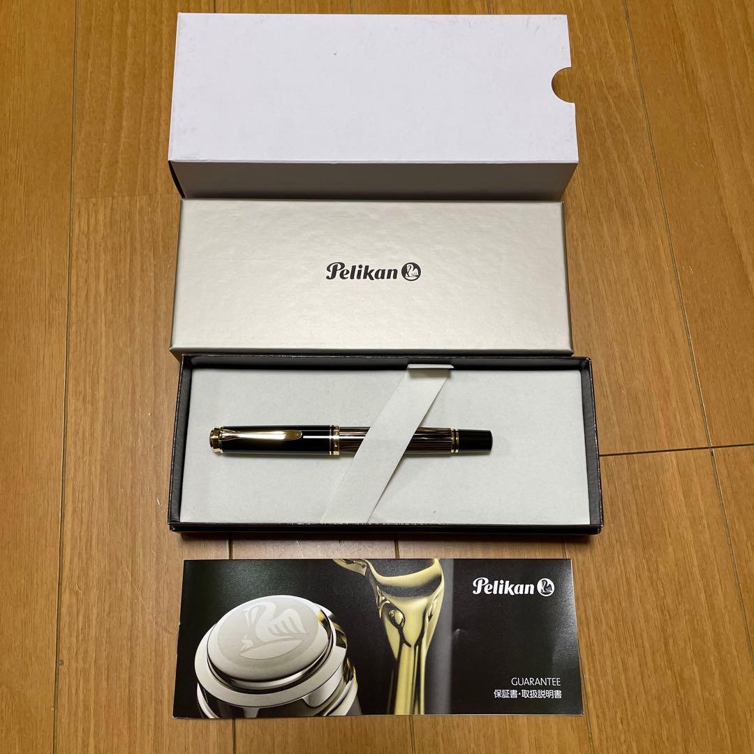 新品未使用 Pelikan ペリカン 万年筆 スーベレーン M600 茶縞