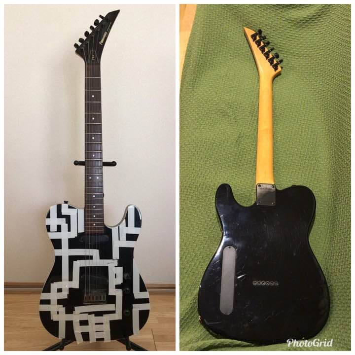 FERNANDESテレキャスター 布袋G柄自作