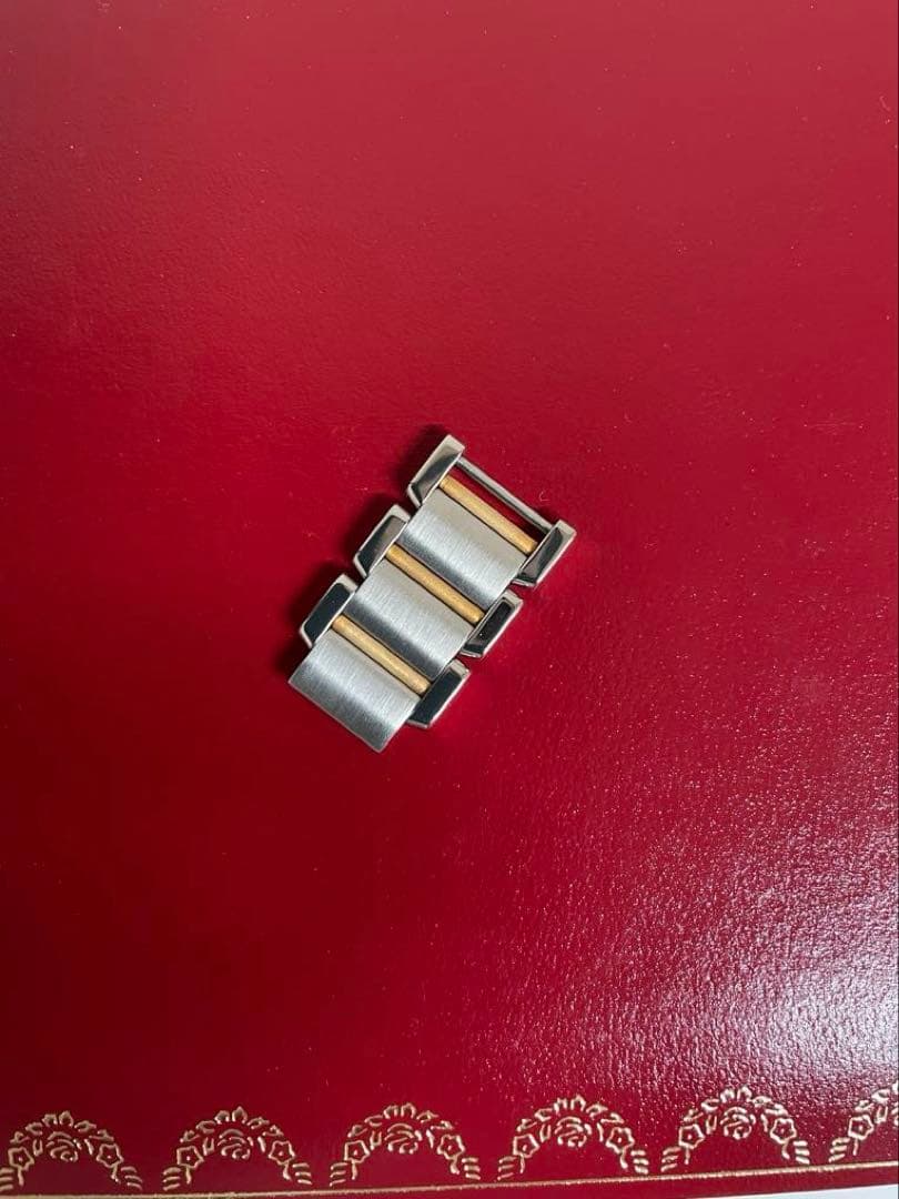 Cartier カルティエ タンクフランセーズ SM 3連k18コンビ 駒のみ