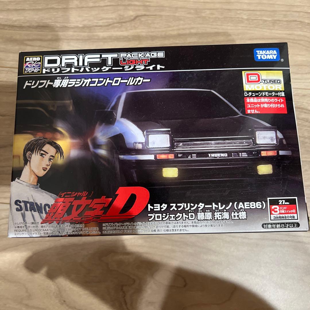 タカラトミー　ドリフトパッケージライト トヨタスプリンタートレノ　サイン付き