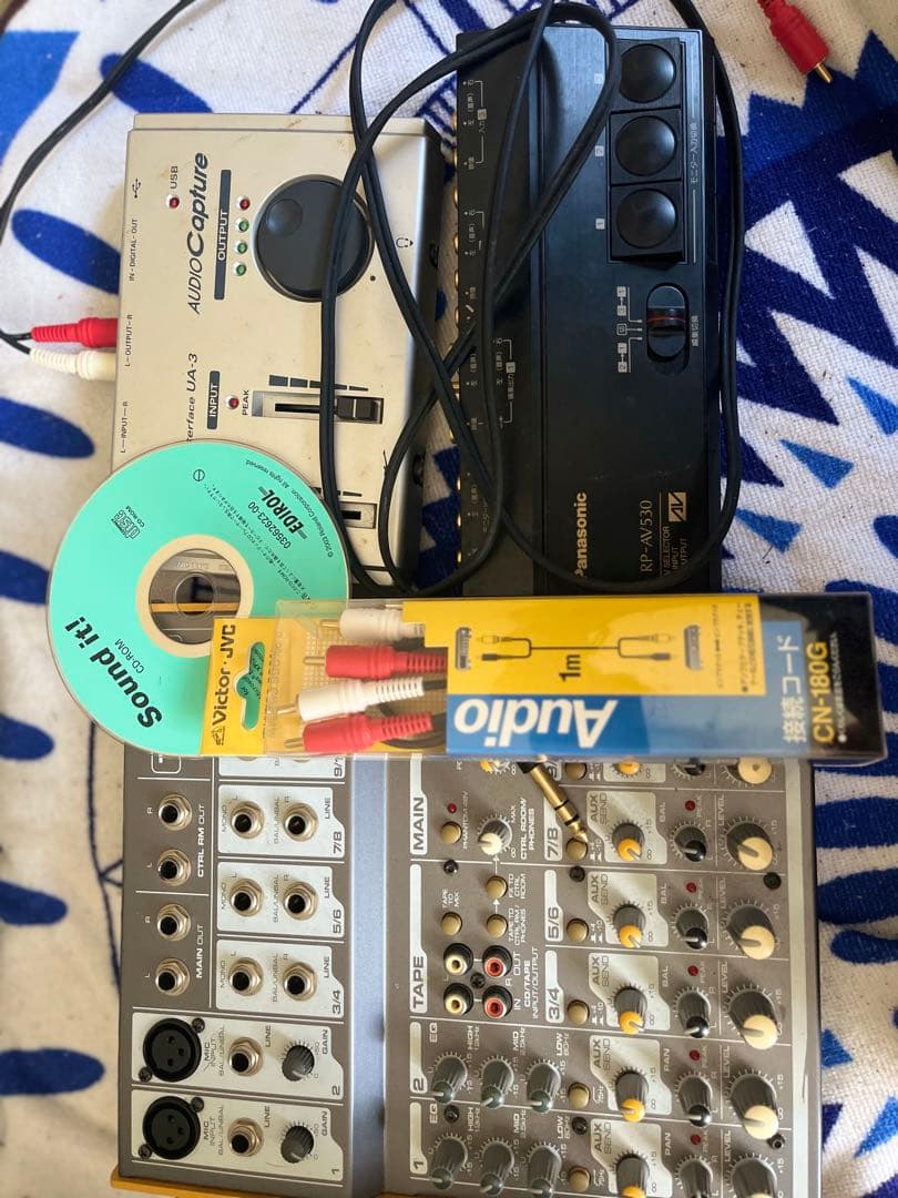 インターフェース　ミキサー　オーディオキャプチャー　セット売り