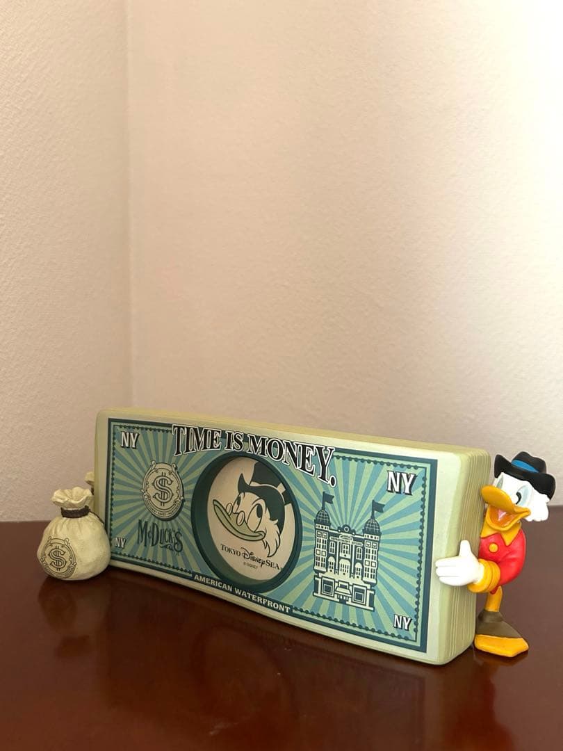 スクルージマクダック 札束 フィギュア フォトスタンド