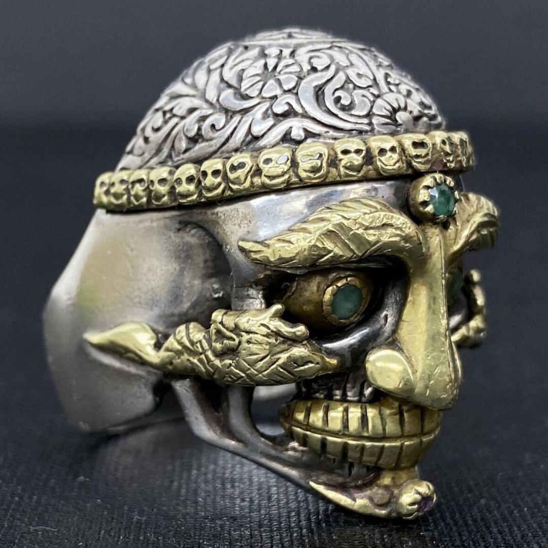 ZOCALO Tibetan Monk Skull Ring 24号