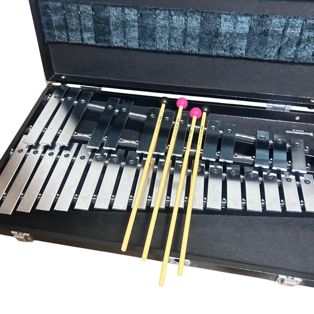 美品YAMAHA ヤマハ YG-50C グロッケン 鉄琴