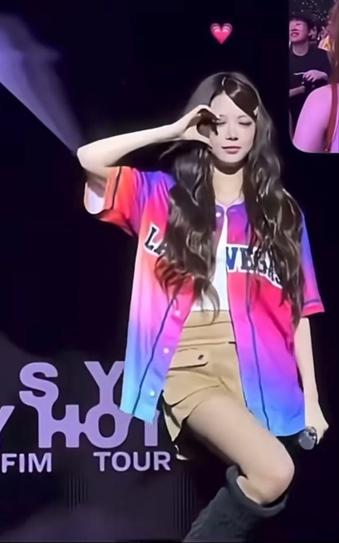 Lesserafim LAS VEGAS ベースボールジャージ Lサイ