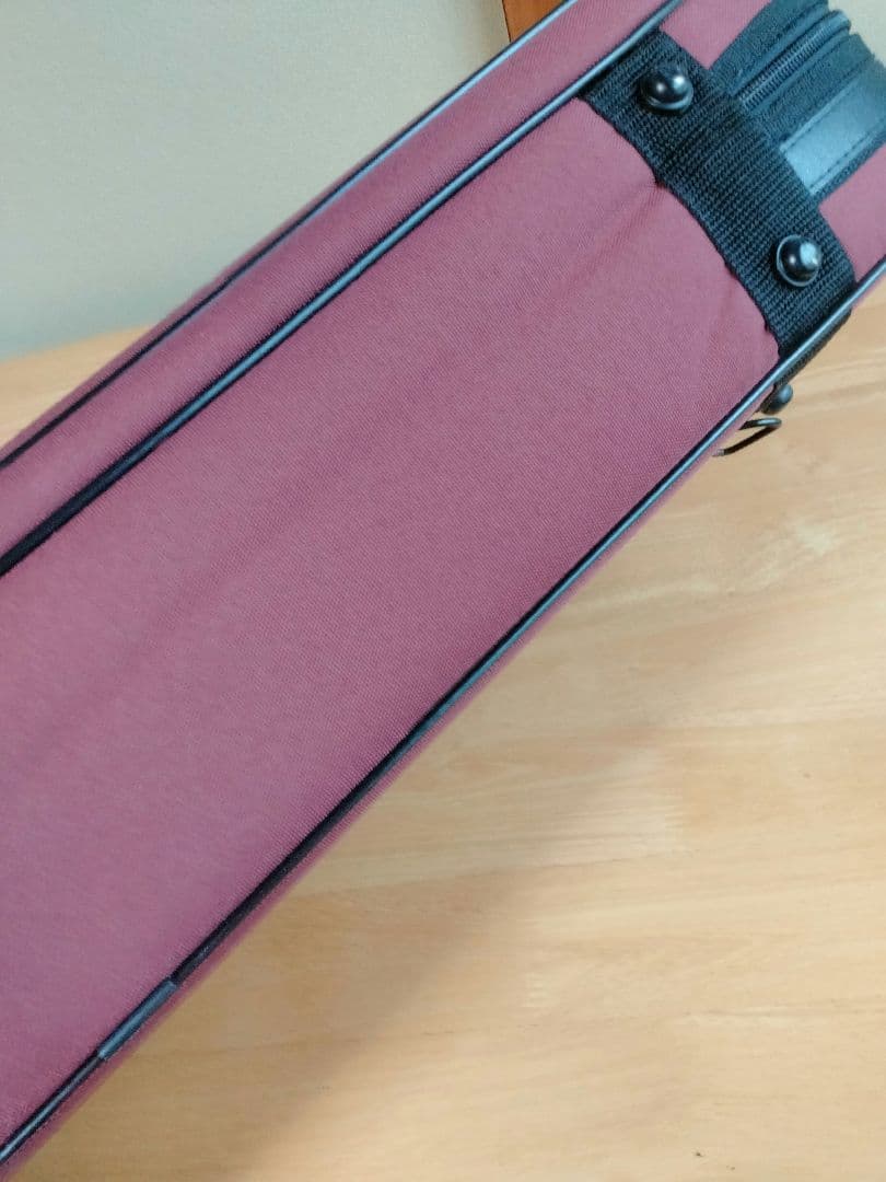 スーパーライト　4/4バイオリンケース　四角赤　バーガンディ