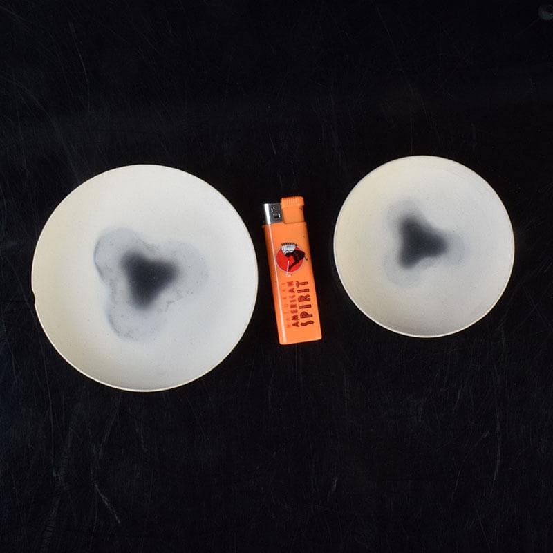 深草焼　染付　四ッ盃　明治期　時代箱　N　R9296