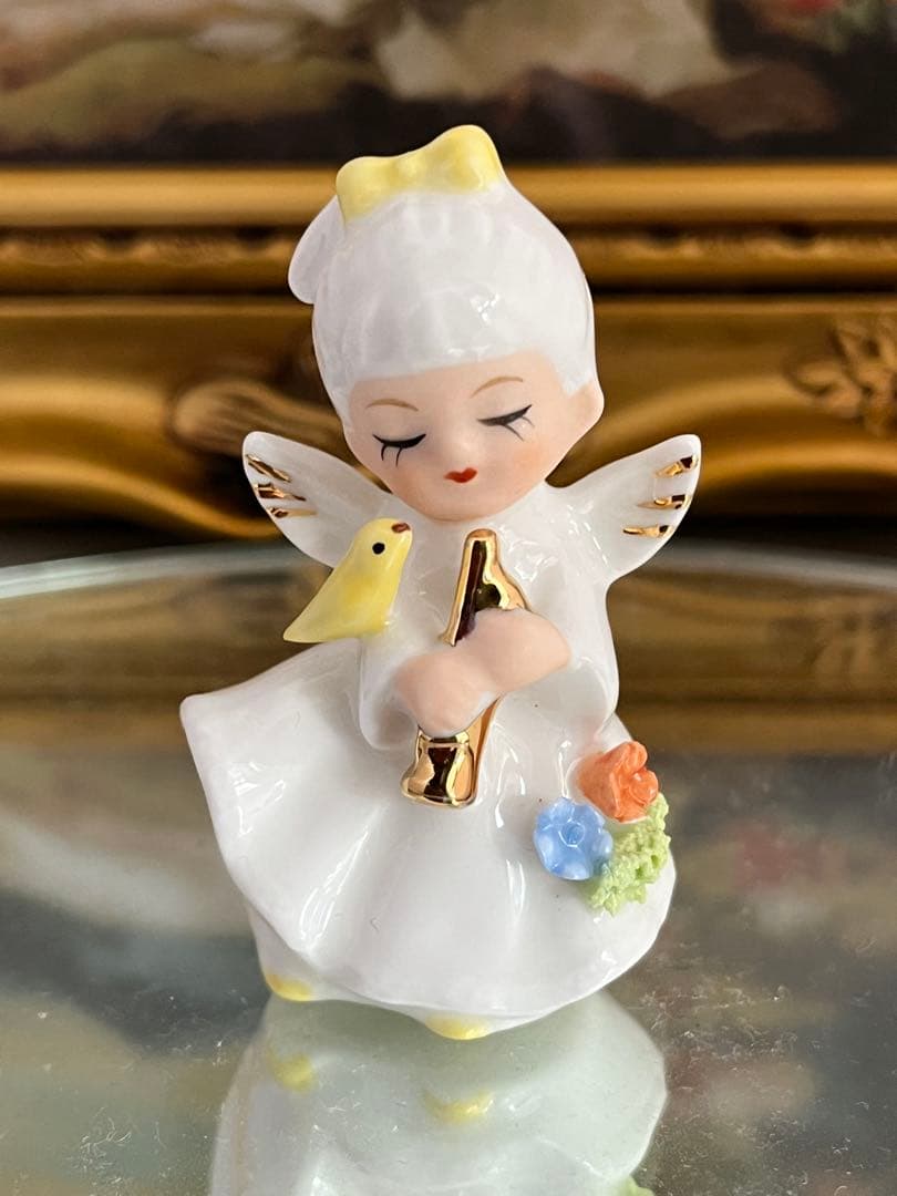 天使の陶器置物　7体セット　　　　加藤工芸