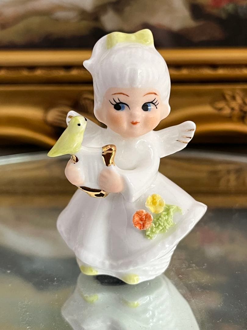 天使の陶器置物　7体セット　　　　加藤工芸