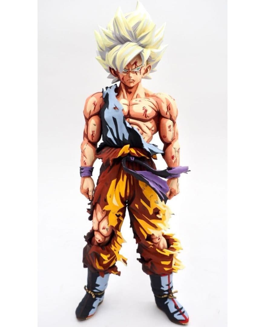 ドラゴンボールSMSPフィギュアスーパーサイヤ人孫悟空　ニ次元彩色　リペイント