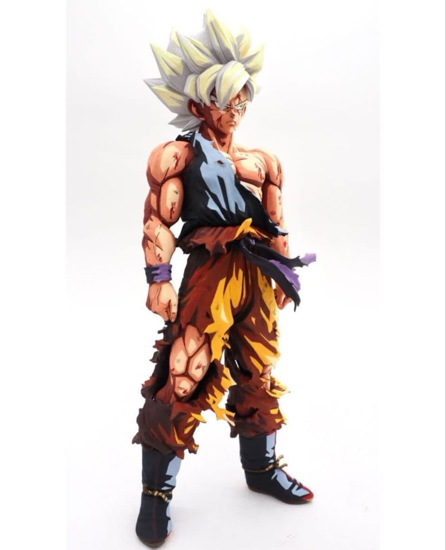 ドラゴンボールSMSPフィギュアスーパーサイヤ人孫悟空　ニ次元彩色　リペイント