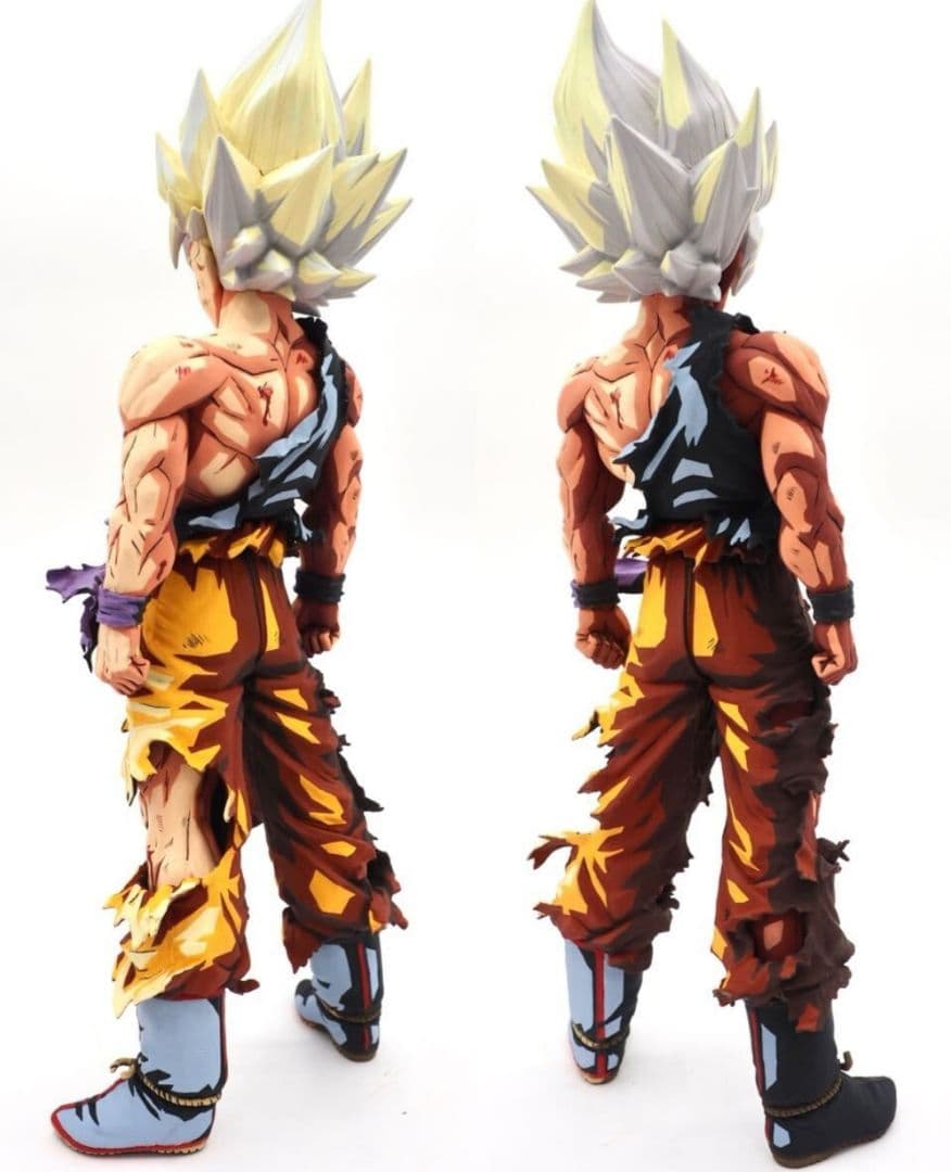 ドラゴンボールSMSPフィギュアスーパーサイヤ人孫悟空　ニ次元彩色　リペイント