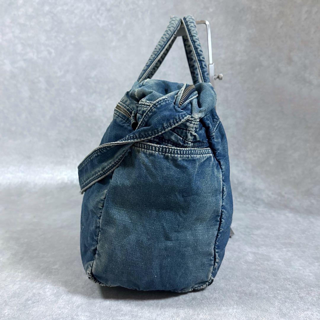 美品希少　初期ポーター　ビンテージ　80s　ボストンバッグ　2way　インディゴ