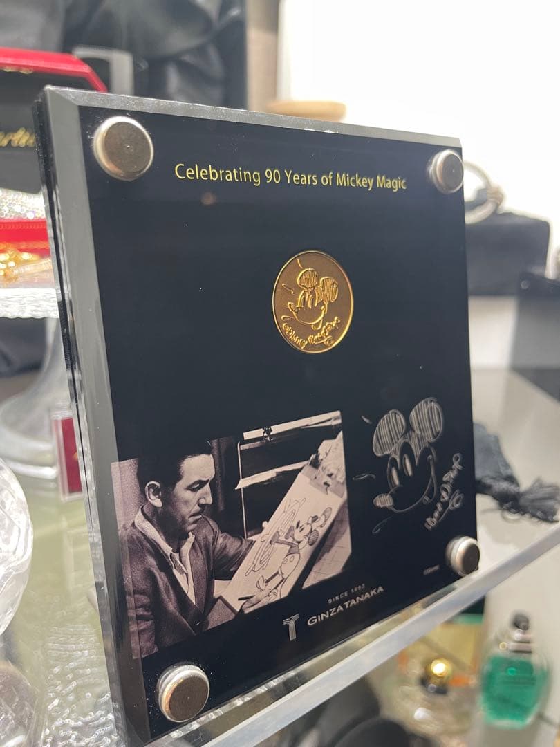 GINZA TANAKA ミッキー90周年 記念K24 24金 純金 約8.1g
