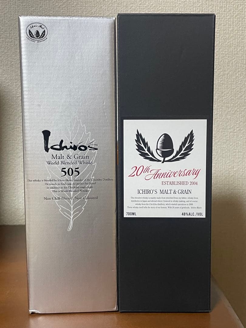 イチローズモルト505 、20周年アニバーサリーエディション2本セット