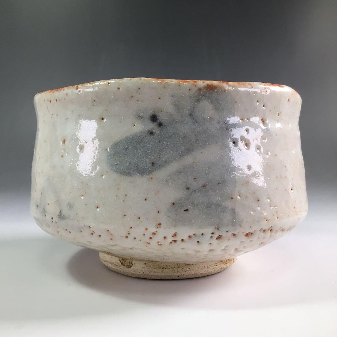 Ｒ６０７　茶碗　『古寿造』『表千家　堀内宗完　箱書』『志野茶碗』　共箱　茶道具