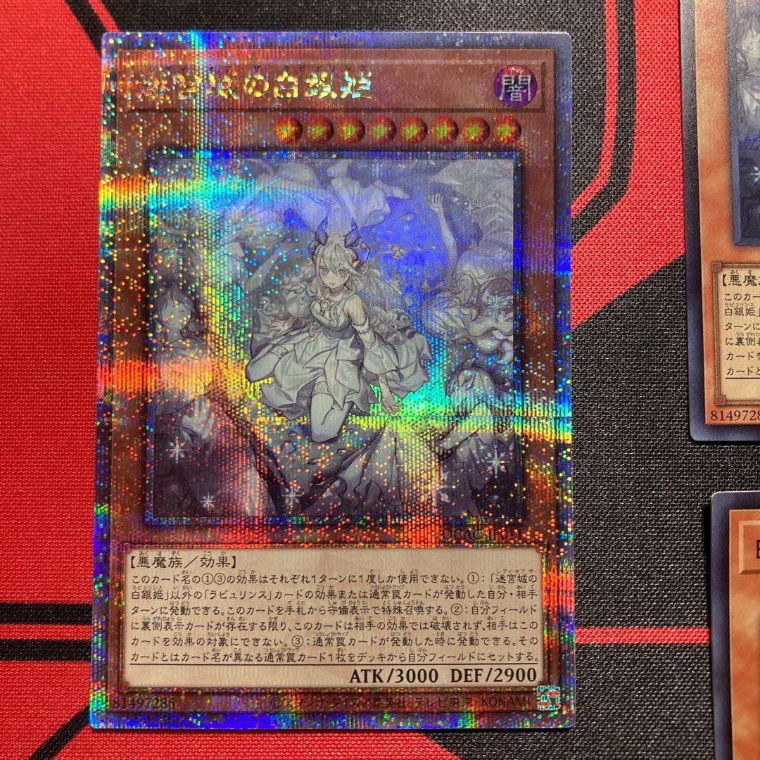 【週末限定最終】遊戯王　迷宮城の白銀姫　絵違い　25th等　5枚セット