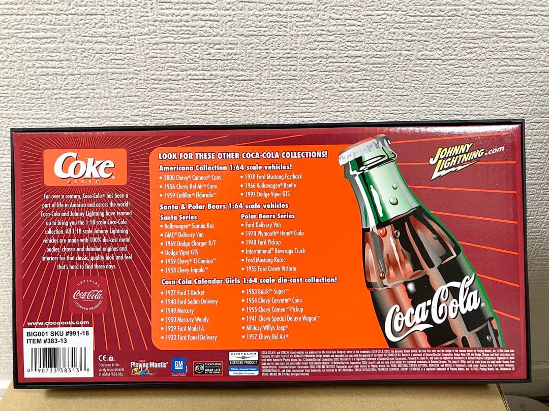 ダイキャスト ジョニーライトニング 1923 Ford 1/18 コカコーラ