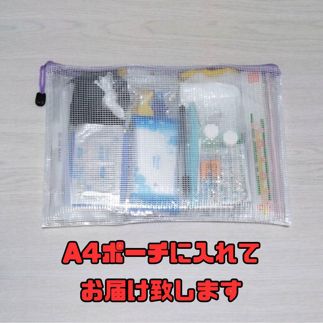 10個セット​【31点】持ち歩ける防災セット A4ポーチ入り 会社・学校・車用