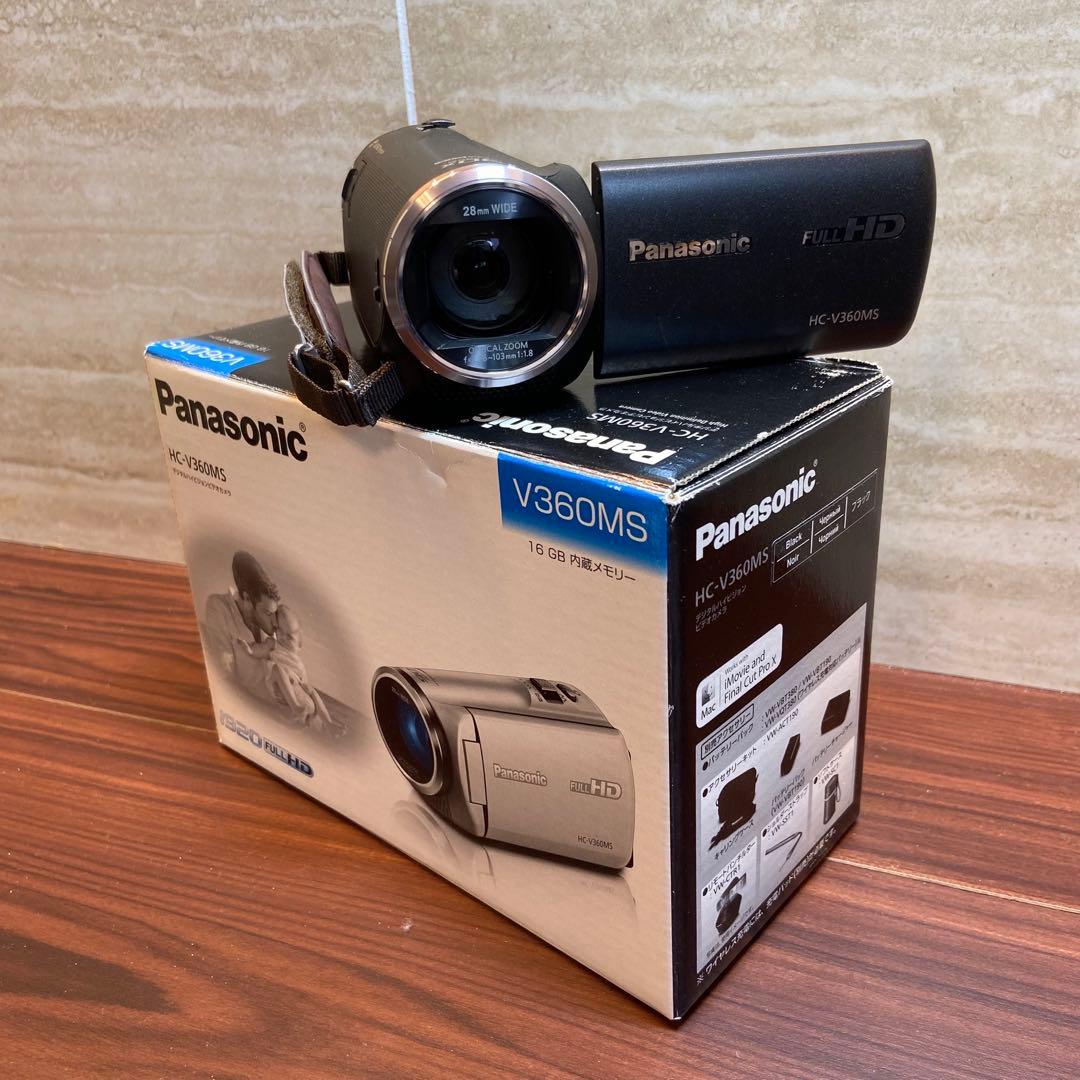 Panasonic HC-V360MS ビデオカメラ ほぼ新品 3388