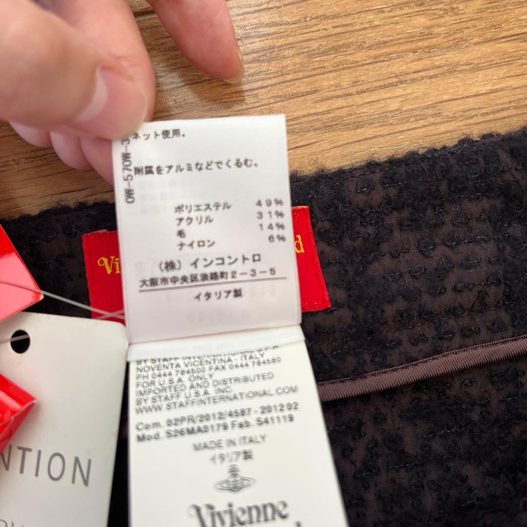 新品タグ付き　ヴィヴィアンウエストウッド　レッドレーベル　膝丈スカート　38