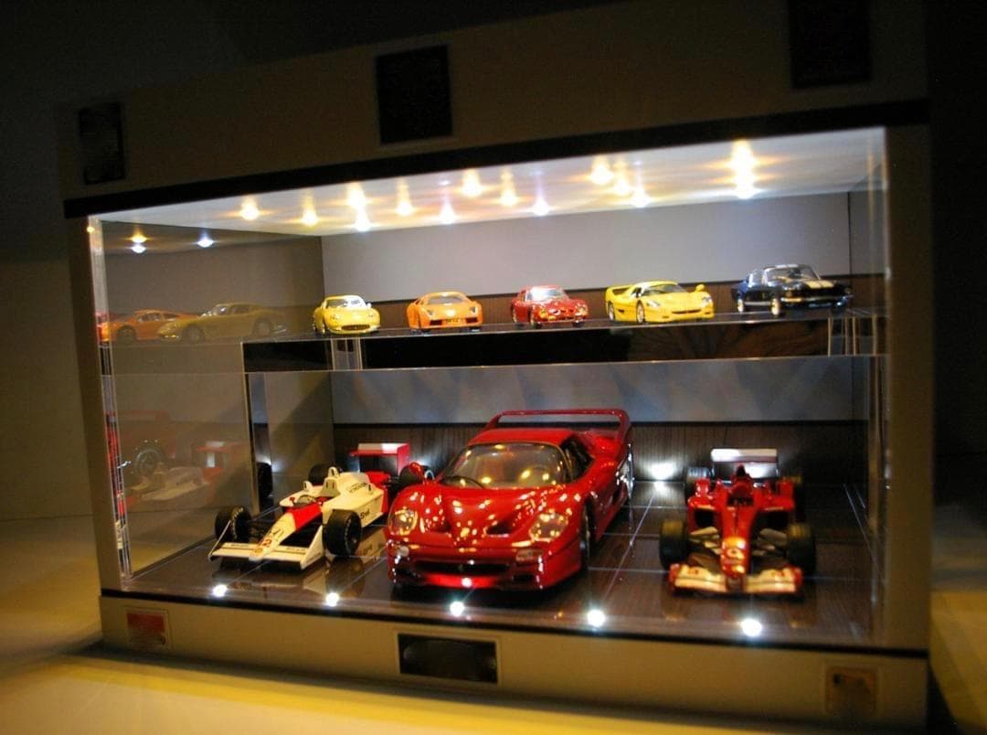 カステラさん・オーダー品・2段式ディスプレーBOX/スタイリッシュジオラマ