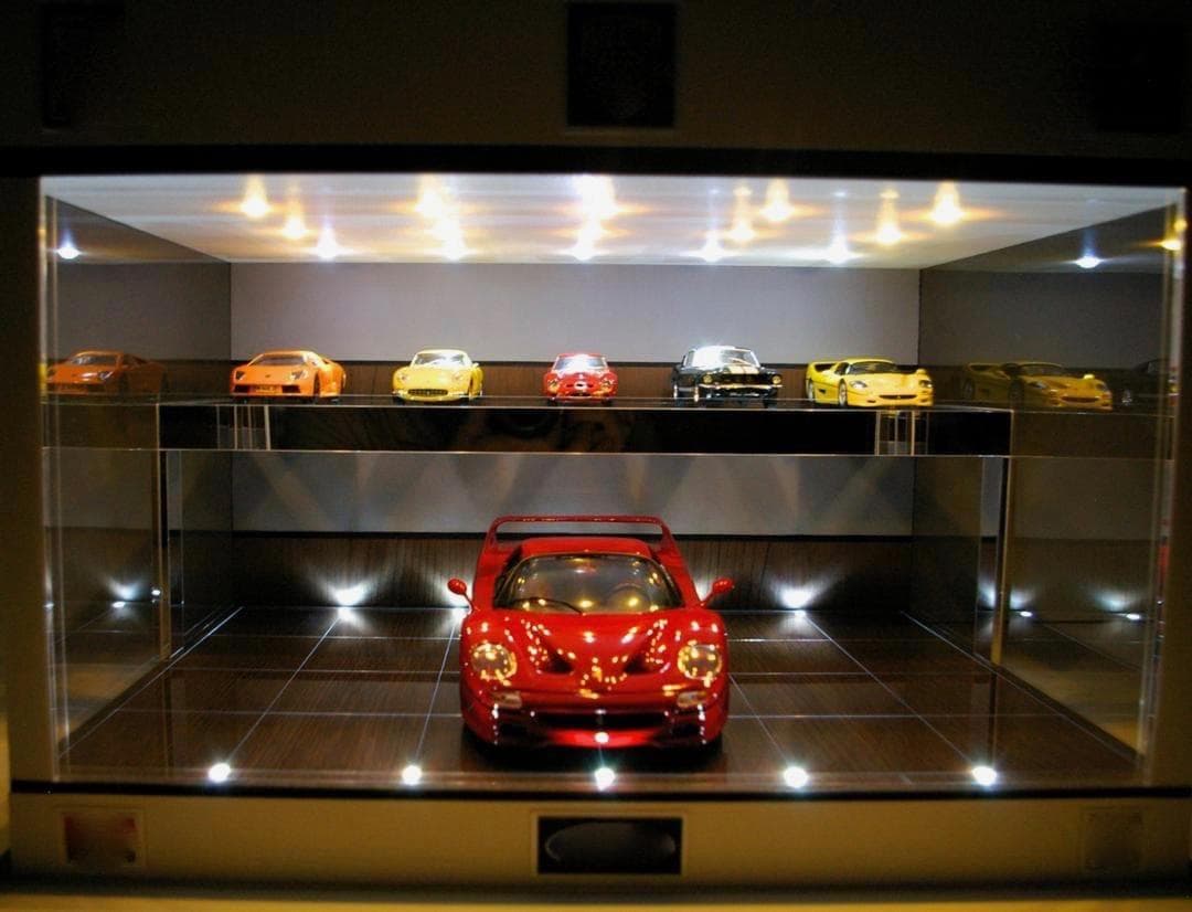 カステラさん・オーダー品・2段式ディスプレーBOX/スタイリッシュジオラマ