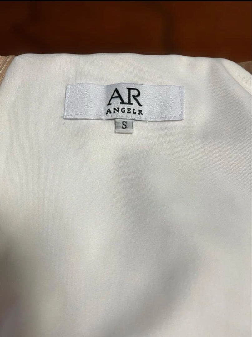 AR ANGEL ビーズ刺繍 ハイネックドレス S