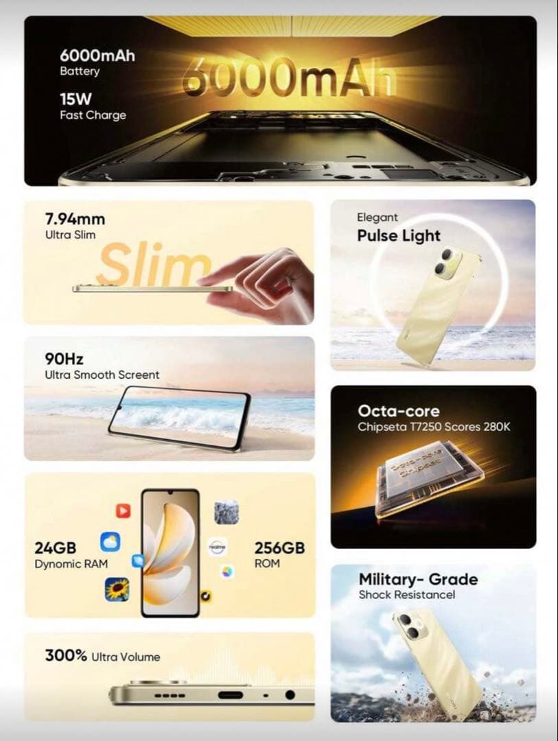 Realme Note 70T 4GB/64GB 3台セット