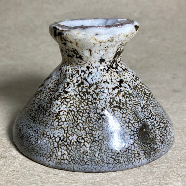 蛇蝎唐津馬上杯　唐津焼　ぐい呑　焼き物　陶器　酒器　陶芸