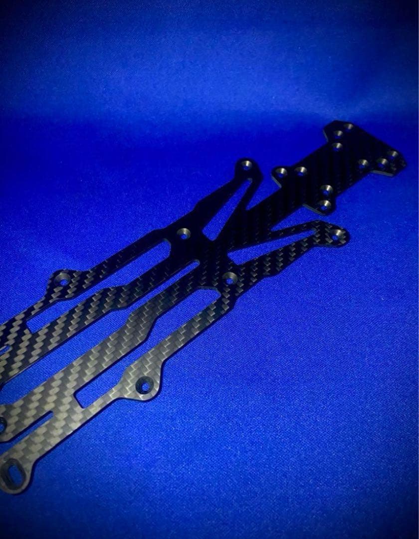 ヨコモ YD-2R用　ナローメインシャーシ　2.0㎜　特注綾織　蕨山Carbon