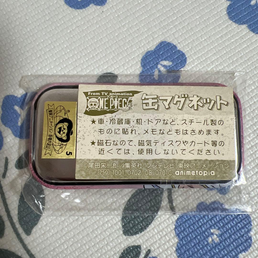 レトロ ONE PIECE ワンピース ナミ 缶マグネット アニメトピア