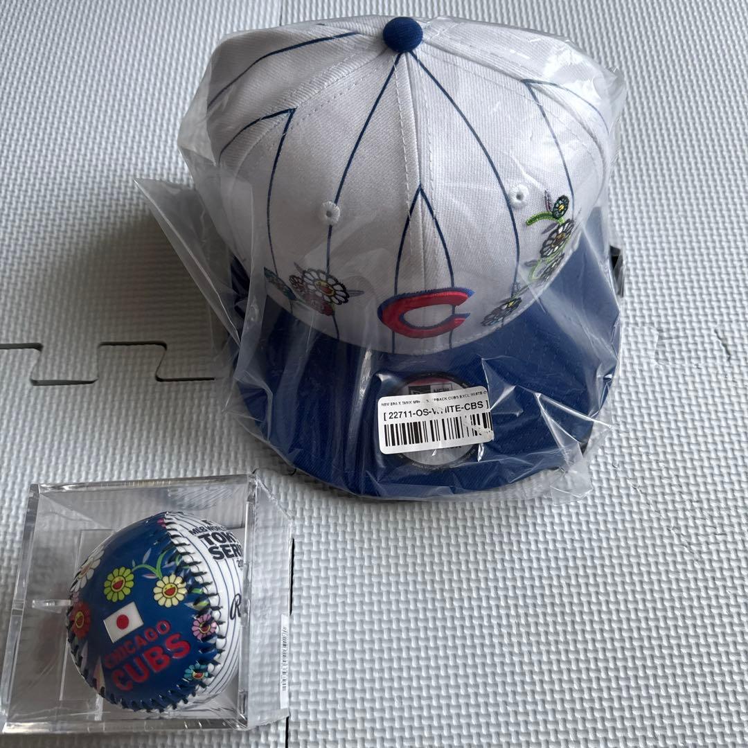 ニューエラ　mlb 村上隆　キャップ、記念ボウル