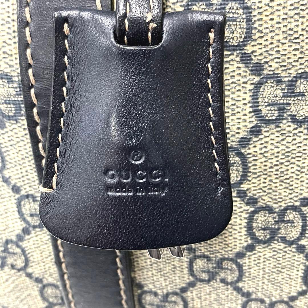 大人気☆GUCCI☆グッチ☆ビジネスバッグ☆GGスプリーム☆レザー☆ネイビー！